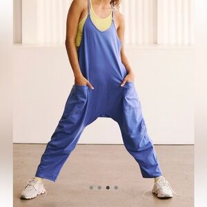 Free People Hot Shot Onesie - Electric Cobalt